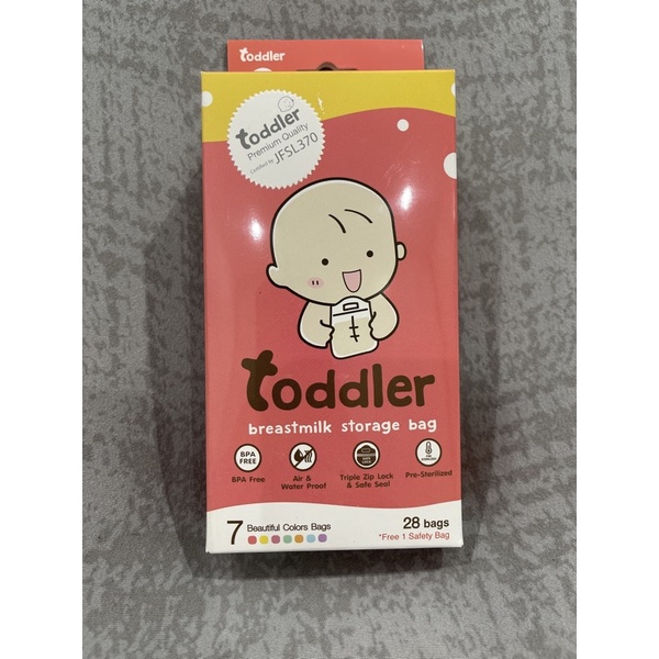 ถุงเก็บน้ำนม toddler 9 oz ( 28 ใบ )