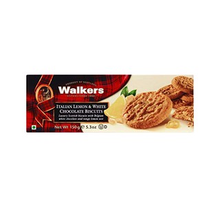 Walkers Italian Lemon&amp; White Choc 150g  วอล์กเกอร์ อิตาเลียน เลมอน&amp;ไวท์ ช็อก 150g