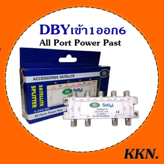 สปิตเตอร์ แยกสัญญาณ DBYเข้า1ออก8 (ใช้แยกเสาอากาศดิจิตอล)