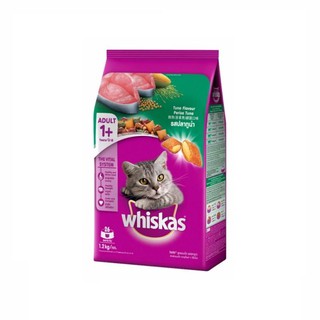 🔥*พร้อมส่ง*🔥 วิสกัส อาหารแมวโต รสทูน่า 3 กก. Whiskas Cat Food Adult Tuna 3 kg