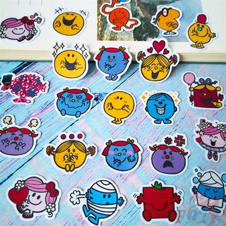 ★★★ Mr.Men and Little Miss Q-3 Mini Diary Manual สติ๊กเกอร์ ★★★ 40Pcs/Set DIY Fashion Scrapbooks Album Decor Decals สติ๊กเกอร์