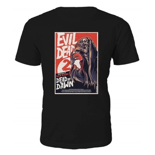 เสื้อยืดผ้าฝ้ายGildan เสื้อยืด Unisex พิมพ์ลาย Evil Dead 2L XL  XXL 3XL