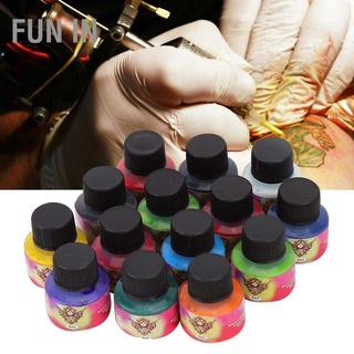 Little devil tattoo pigment 5ml หมึกสีสักสี ฝึกหมึกสักขนาดเล็กชุดหมึกสักติดทนนาน 14 สี