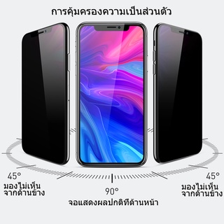 ฟิล์มกระจกนิรภัย ป้องกันแสงสีฟ้า ป้องกันการแอบมอง สําหรับ iPhone 11