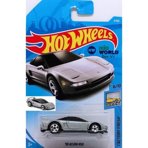 Hot Wheels basic 90 Acura NSX FJW10 รถโมเดล