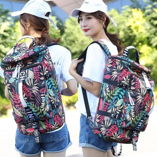 พรีออเดอร์20วันเป้กระเป๋าเดินทาง พร้อมส่ง ผ้าแคนวาสเนื้อดีหนาหรือ เป้หนังPU วัยรุ่นสดใสสุดชิค 4in1