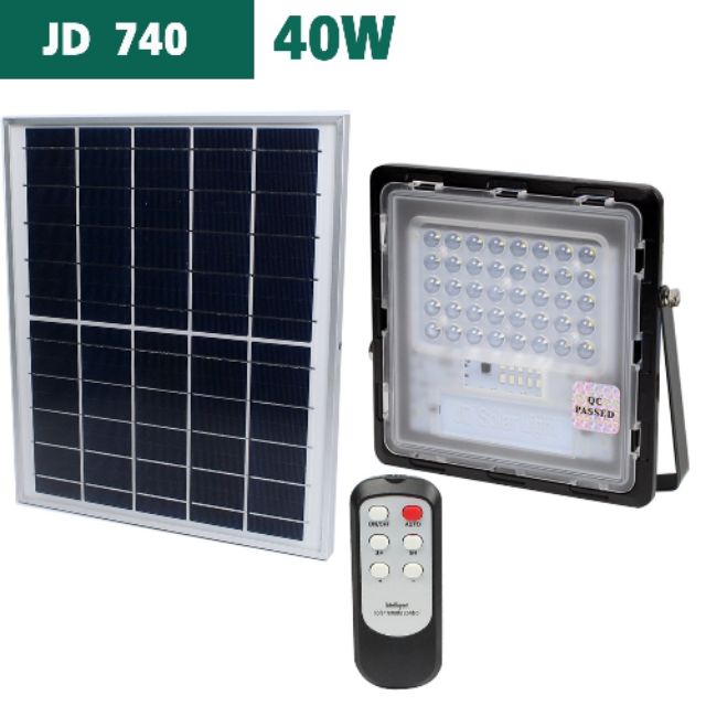 JD JINDIAN SOLAR LIGHT JD-740 40W โคมไฟโซลาร์เซลล์ โคมไฟพลังงานแสงอาทิตย์