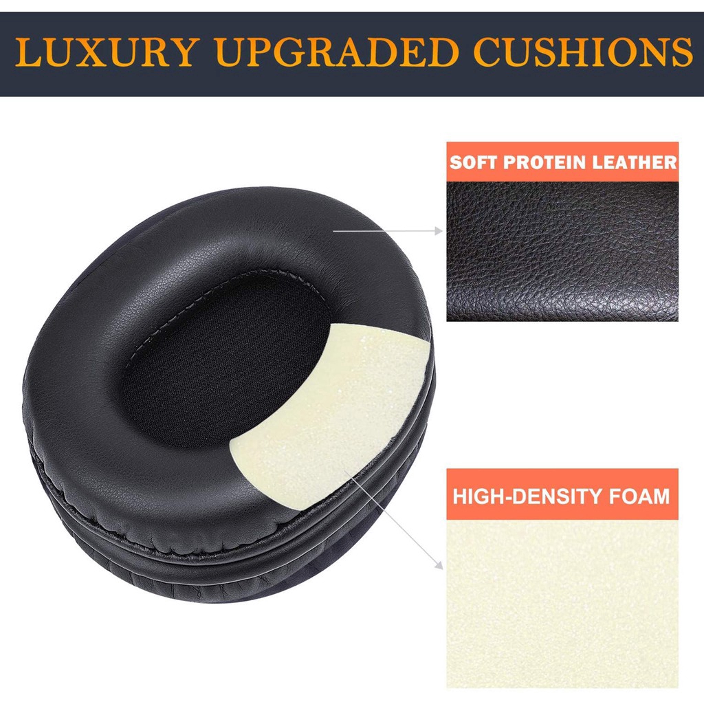 Professional ATH M-Series Ear Pads For Audio Technica M50x /M50 /M50xBT /M50RD /M40X /M30x /M20x /MSR7 Headphones Replacement Earpads