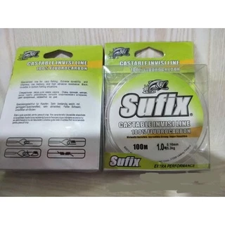 สายเบ็ดตกปลา Sufix castable invisi line 100% flurocabon