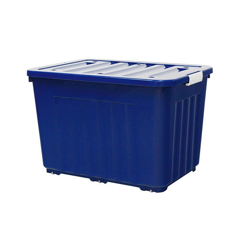 กล่องล้อเลื่อนพลาสติก ความจุ 160 ลิตร รุ่น 3030 สีน้ำตาล Plastic Wheel Box Capacity 160 liters Model