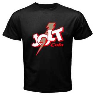 เสื้อผ้าผชเสื้อยืด พิมพ์ลายโลโก้ Jolt Cola สําหรับผู้ชายS-5XL