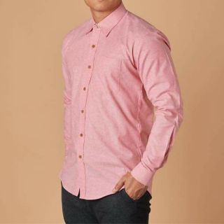 เสื้อเชิ้ต Oxford สีโอรส CORAL