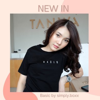 เสื้อยืดสกรีนลาย Basic | เสื้อยืด cotton 100%| เสื้อ สกรีน Minimal 🥑 by simply.boxx