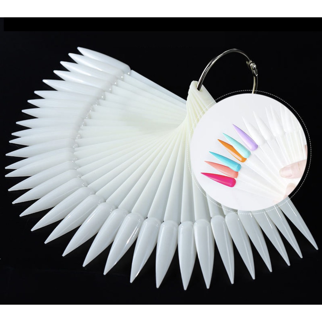 ชาร์ตสีทาเล็บ ด้ามยาวปลายแหลม ชาร์ตโชว์สีเล็บ
