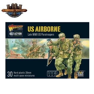 [พร้อมส่ง] WARLORD GAMES : US AIRborne plastic boxed set โมเดลจำลอง