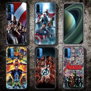 เคสโทรศัพท์มือถือนิ่ม ลายซุปเปอร์ฮีโร่ Marvel สําหรับ Redmi S2 9A 9C 9T 9 Prime 9C NFC 10 Pro 4G 10X 35PU