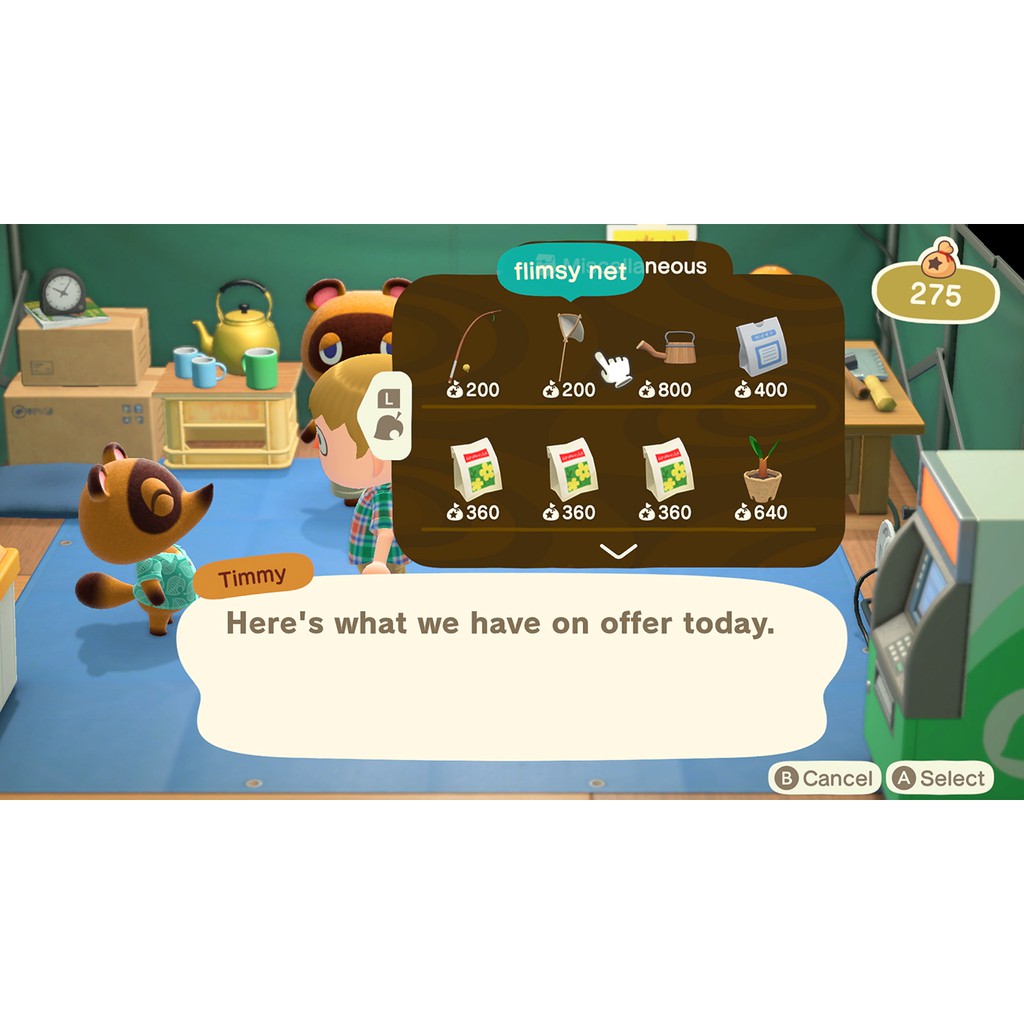 Nintendo Switch : Animal Crossing New Horizon (Eng) นินเทนโด้ สวิตช์ แผ่นเกม (รับประกันศูนย์ไทย)
