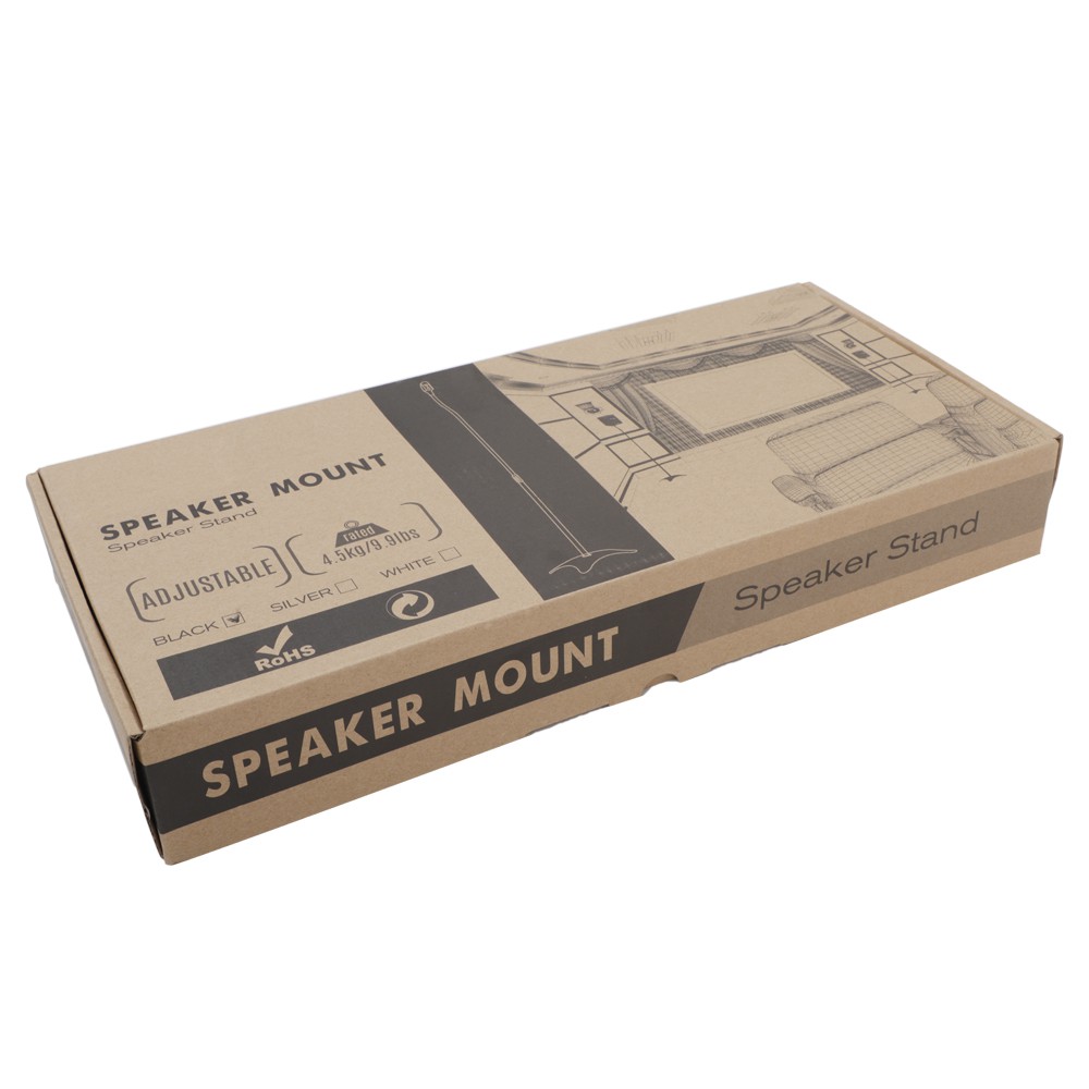 Universal Surround Sound Speaker Stands Set Of 2 Satellite Speaker fit