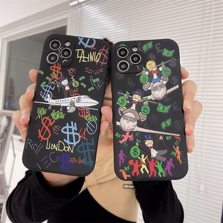 เคสแฟชั่น สําหรับ Xiaomi Redmi Note 8 9 10 10S 9S 9 PRO MAX 10X 9A 9AT 9i Note8 Note9 Note10 Note10S Note9S Note9PROMAX Redmi 9C NFC 9T 9 Power POCO M3 M2 PRO Xiaomi POCO C3 X3 PRO NFC เคสโทรศัพท์มือถือ TPU นิ่ม ลายโมโนพอลรวย