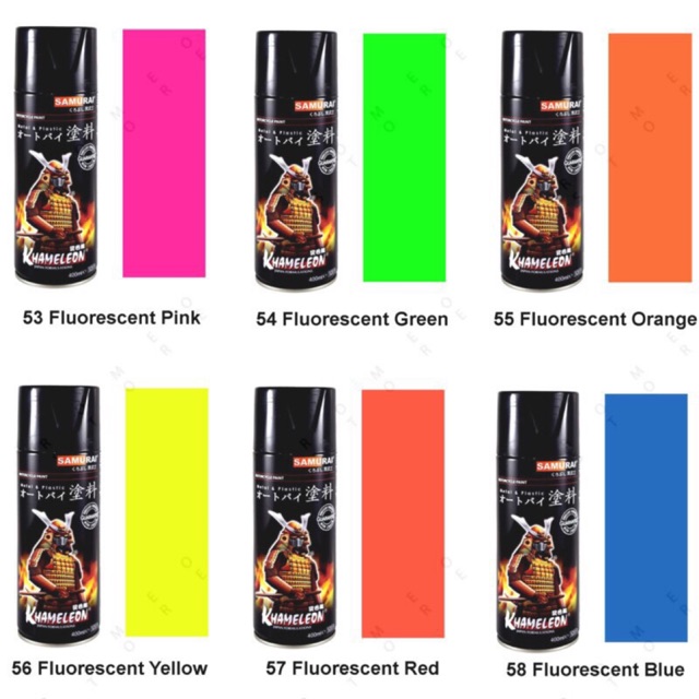Samurai Spray Fluorescent Colour 400ml