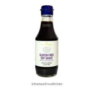 [Gluten Free] ซีอิ๊วญี่ปุ่น สูตรกลูเต็นฟรี ตราพีบี ฟาร์ม 200 มล. (คีโต) | GLUTEN-FREE Soy Sauce (KETO) PB Farm 200 ml.