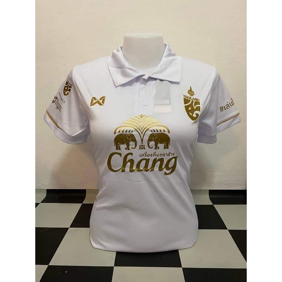 เสื้อฟุตบอล ลายทีมชาติไทย สีขาว