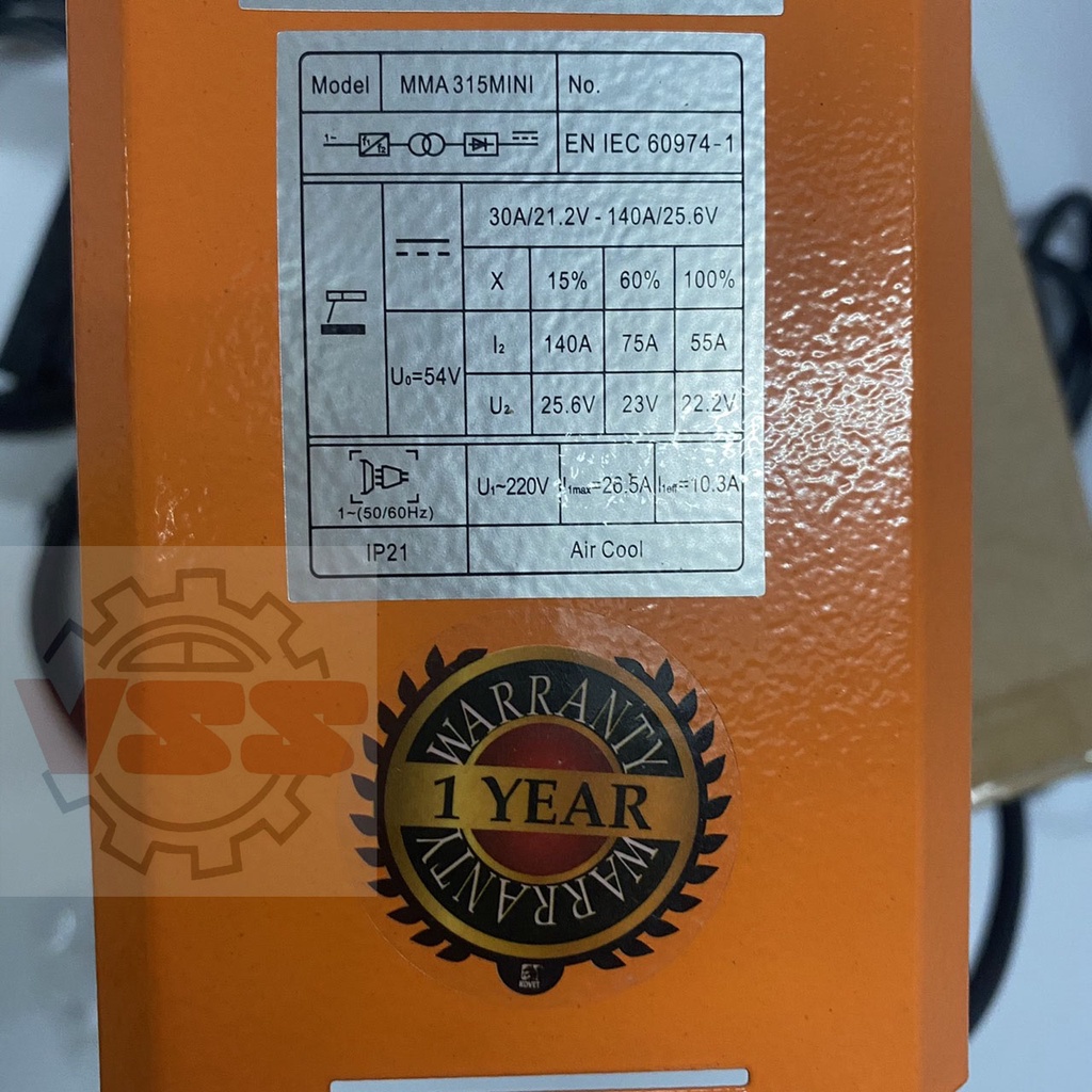 ตู้เชื่อม เครื่องเชื่อม KOVET 140A รุ่น MMA315mini ตู้เชื่อม IGBT - รูปที่ 3