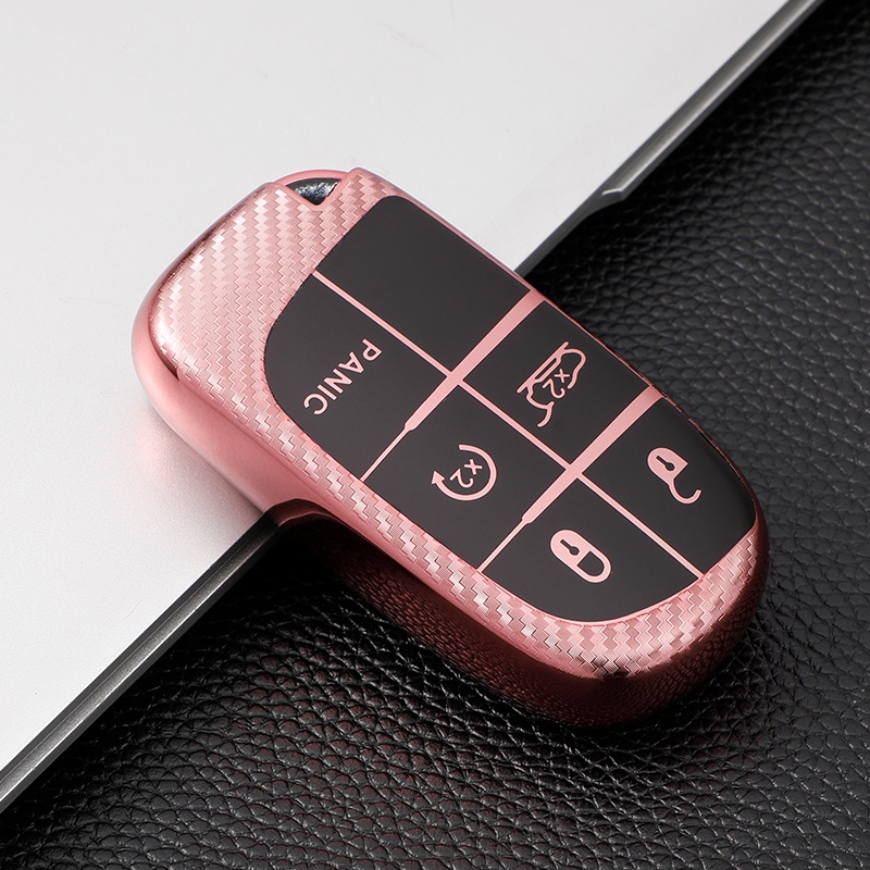Soft TPU Car Remote Key Case Cover for Jeep Grand Cherokee Chrysler ...