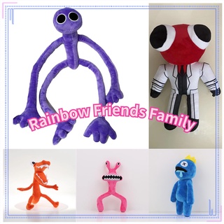 &lt;ถูก COD&gt; ใหม่ล่าสุดสไตล์ขายร้อน: Rainbow Friends Series ตุ๊กตาสีม่วงขายาว Friends Blue Villain Doll Dr. Fly ตุ๊กตาสีชมพู Big Mouth Monster Soft ตุ๊กตา Plush ของเล่นเด็กวันเกิดของขวัญ