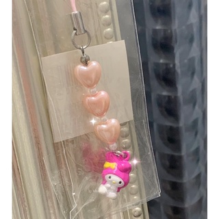 My Melody Strap, Vintage Sanrio 2001, กระพรวน made in Korea, พวงกุญแจมายเมโลดี้