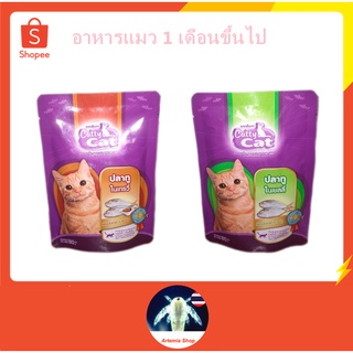 Catty Cat อาหารแมวเปียก สำหรับแมวอายุ1เดือนขึ้นไป 80 g.