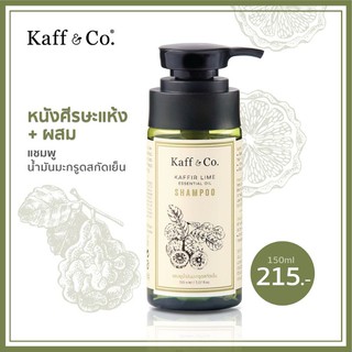 Kaff&amp;Co.Kaffir Lime Essential Oil Shampoo แชมพูน้ำมันมะกรูดสกัดเย็น 150 ml.