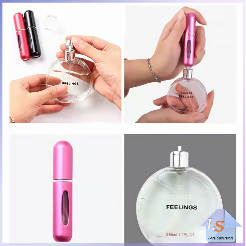 ขวดน้ำหอม ขนาด 5 ml พกพาสะดวก   perfume bottle