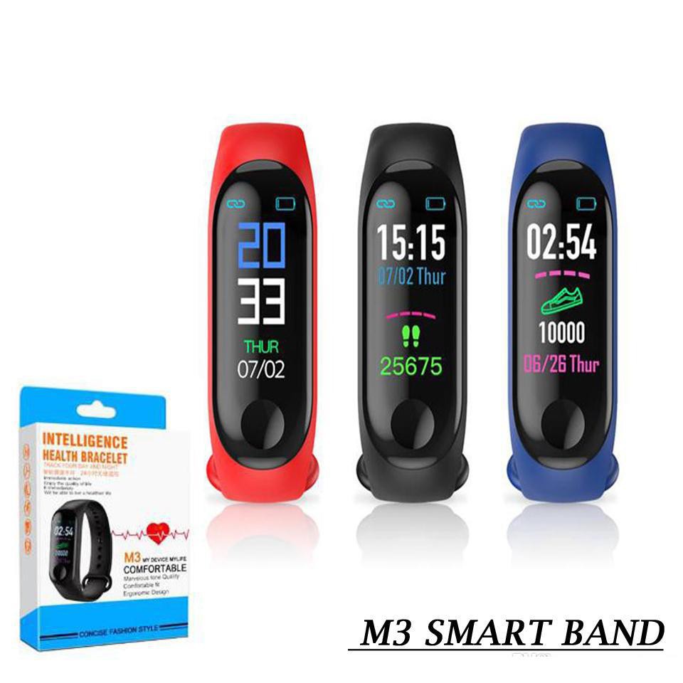 M3/ M4 Plus Smart Watch Bracelet band Bluetooth Waterproof Blood