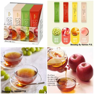 (Pre Order) AGF BLENDY Cafe Latory Fruits 20 Sachets with 4 Flavours .ชาผลไม้ Cafe Latory