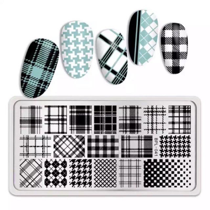 แผ่นปั๊มลายเล็บ Born Pretty