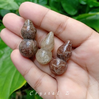 ไหมนาค ไหมเงิน ทรงน้ำเต้า ไหมแน่น rutilated quartz