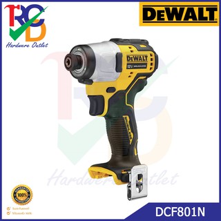 DEWALT DCF801N ไขควงกระแทกไร้สาย 12V. XR Blushless ของแท้ (เครื่องเปล่า/ชุดเซ็ต)