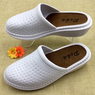 รองเท้ายางหัวโต (SIZE 36-41) PEKA รองเท้ายางสีขาว (มาใหม่)