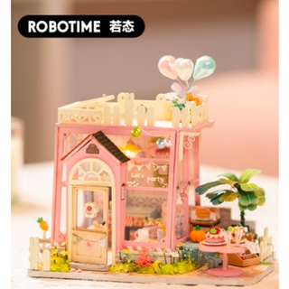 Robotime :#DG153 #BEAR_SHOP Miniature Dollhouse