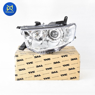 ไฟหน้า PAJERO SPORT 2008-2014  เสื้อ(L)PROJECTOR(มีขั้ว)  TYC 20-C662-05-2B