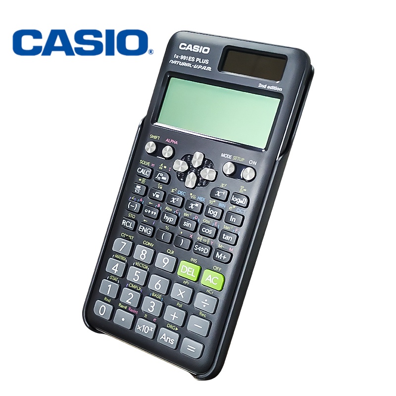 รับประกัน 1 ปี🔥ขายดี!🔥 CASIO เครื่องคิดเลขวิทยาศาสตร์ รุ่น FX-991ES PLUS สีดำ ใหม่