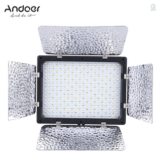 Andoer W300 แผงไฟถ่ายภาพวิดีโอ 300 Leds 6000K สําหรับกล้อง Dslr Dv กล้องวิดีโอ