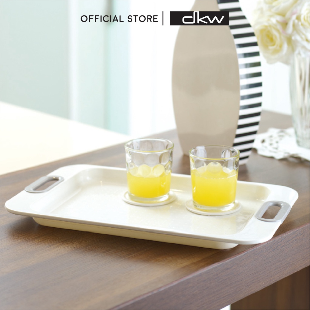 DKW HH-732 ถาดเสิร์ฟอาหาร DUO (มี 2 สี) ถาดวางของ Food Tray