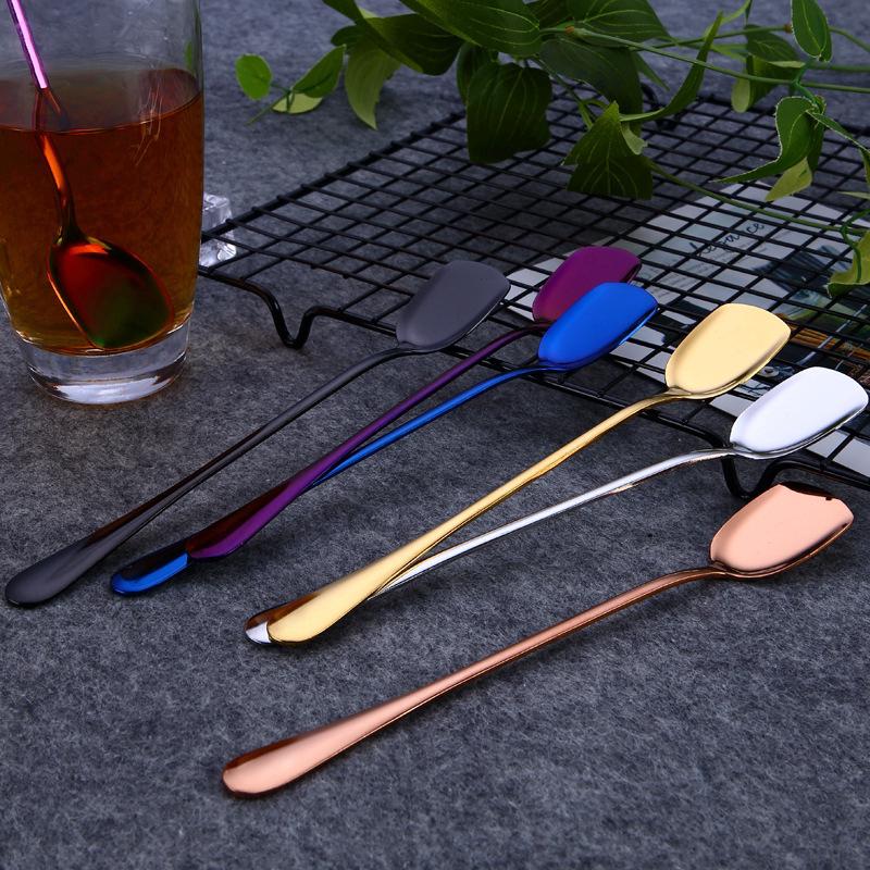 Stainless Steel Shovel Dessert Spoon Stir Bar Restaurant Accessories