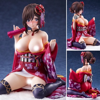 Figure ฟิกเกอร์ Model โมเดล By Skytube สกายทูป Mataro Creators Pink Cat Peeled Back Kimono 1/6 มาตาโร ชุดกิโมโน Native