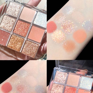 ✑แท้ DIKALU COCO VENUSพาเลทอายแชโดว์ 9 สี เนื้อดินน้ำมัน เนื้อใยไหม ประกายชิมเมอร์ Eye shadow 9 color