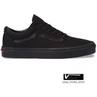 VANS OLD SKOOL BLACK BLACK SNEAKERS สินค้ามีประกันแท้