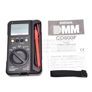 Sanwa CD800F ดิจิตอล มัลติมิเตอร์ 1,000V True RMS วัดไฟฟ้าไร้สัมผัส 6,000 Count CAT. IV Digital Multimeter จอสวย
