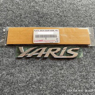 แท้ศูนย์ 💯% โลโก้ YARIS 2014-2018 ขนาด 14.8x2cm (UMR-75442-0D210)